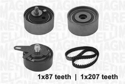 MAGNETI MARELLI 341301440000 -  Комплект ремня ГРМ